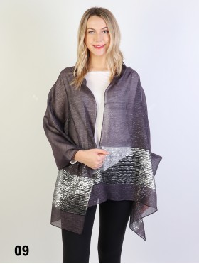 Silver Filigree Fashion Scarf